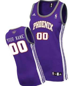 Women's Customized Phoenix Suns Purple Basketball Jersey